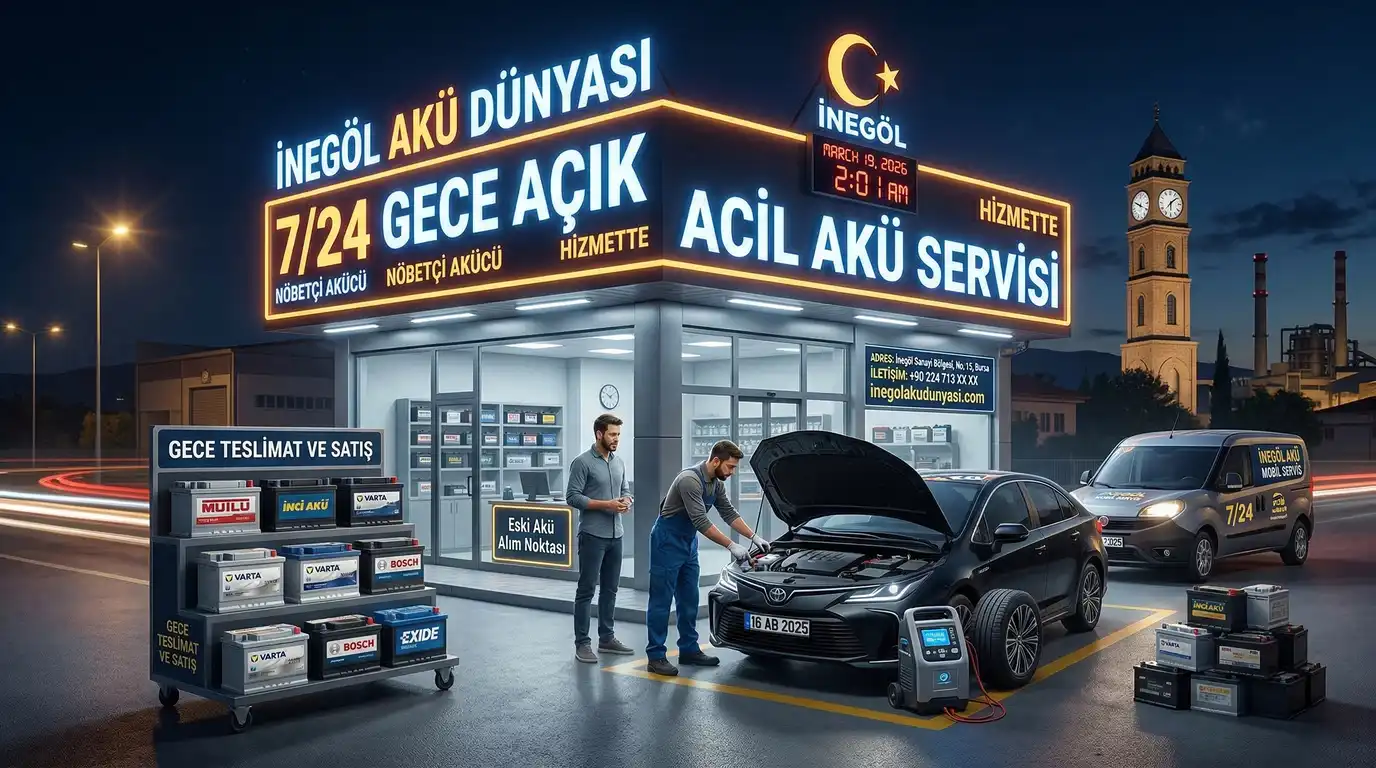 İnegöl Gece Nöbetçi Akücü